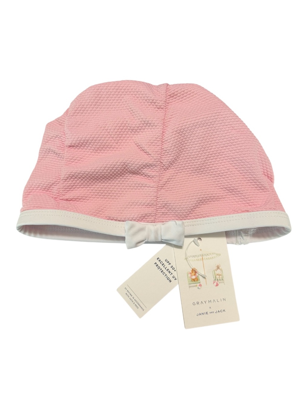 Gray Malin x Janie and Jack Pink Sun Swim Hat for Kids